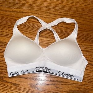 Calvin Klein light padding bra. Never worn but no tags